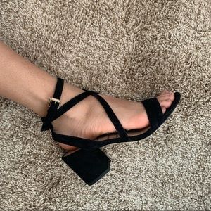 Black Sam Edelman Strappy Heels